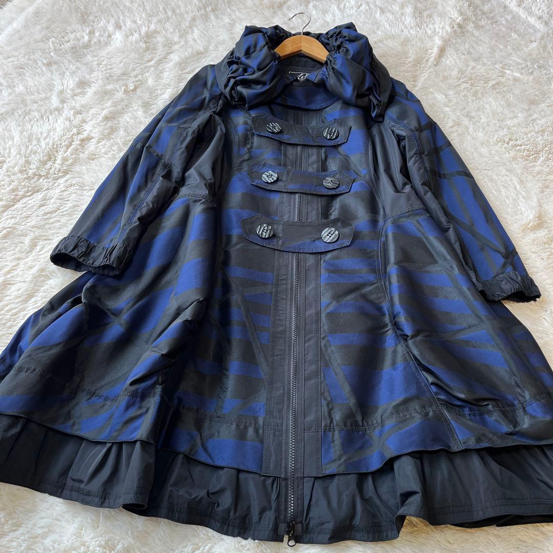 ジマちゃん EIKO KONDO ボリュームカラー タフタ デザインコート