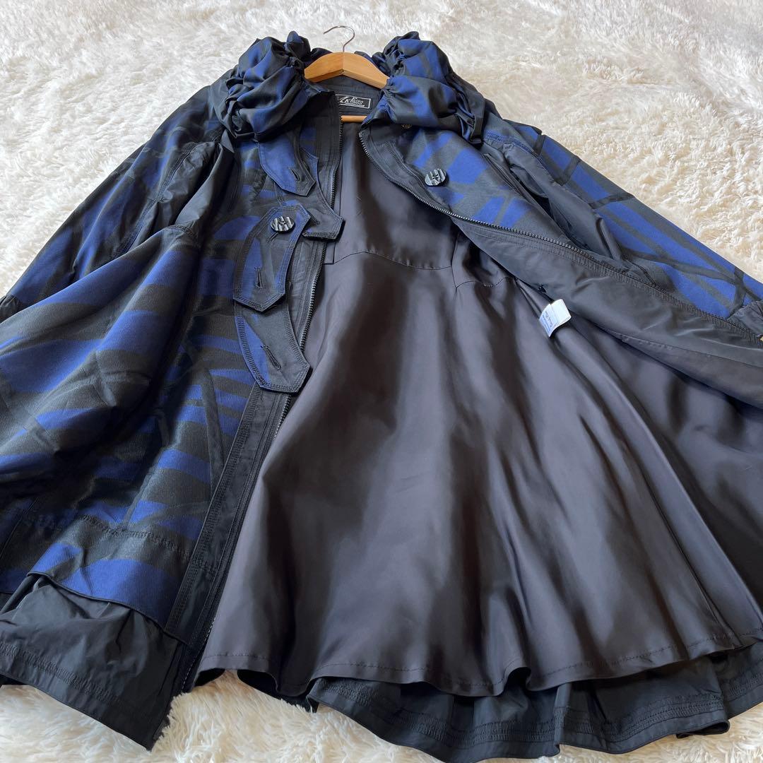 ジマちゃん EIKO KONDO ボリュームカラー タフタ デザインコート