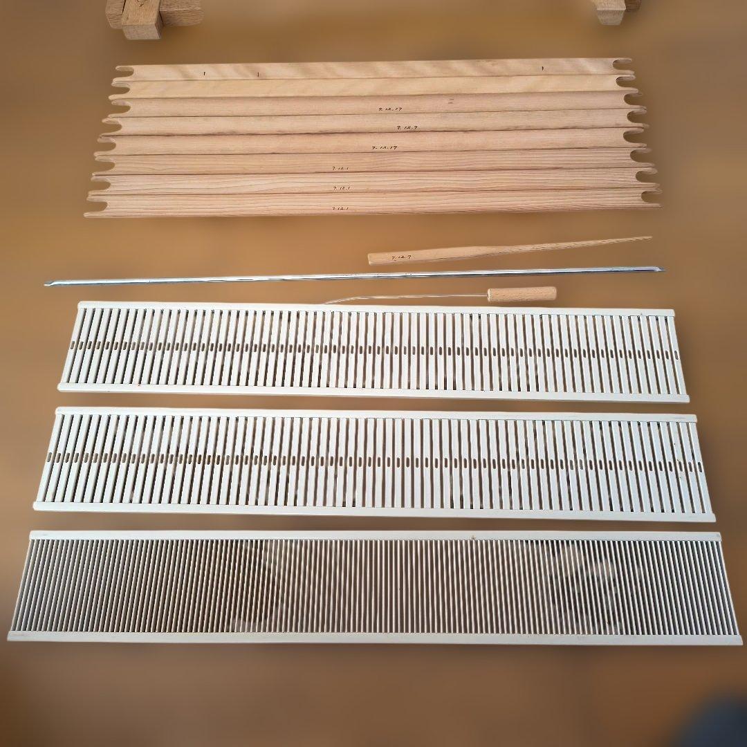 カランコLAタイプ ➕カランコ整経台➕綜絖筬スペアセット➕手織りを