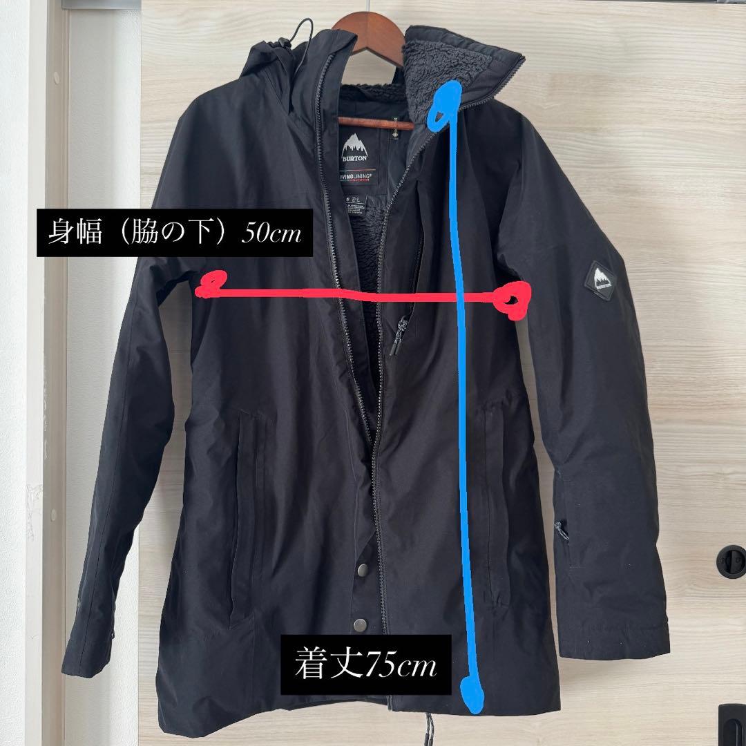 Burton スノージャケット Sサイズ ブラック