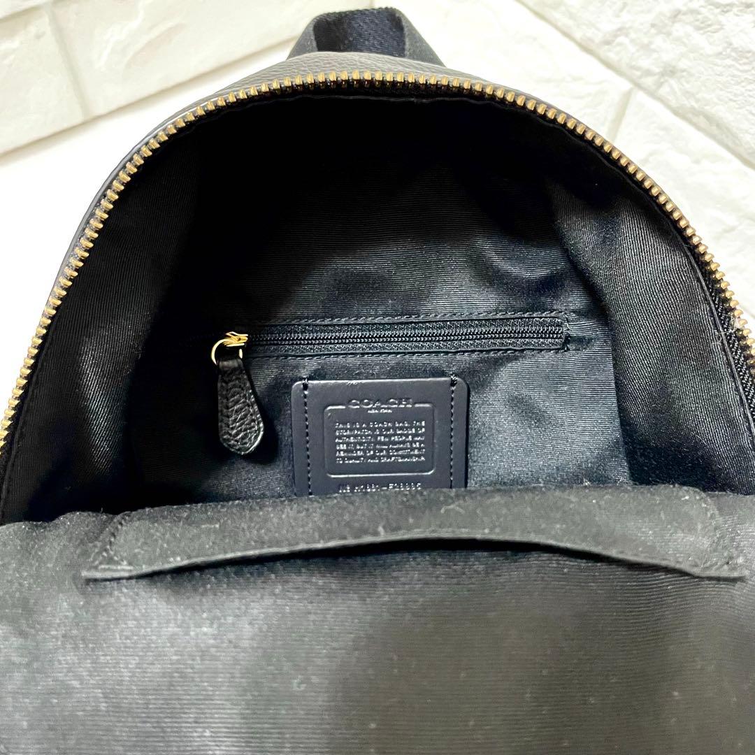 ✨極美品COACH コーチ　チャーリー　ミニリュック　シボ革