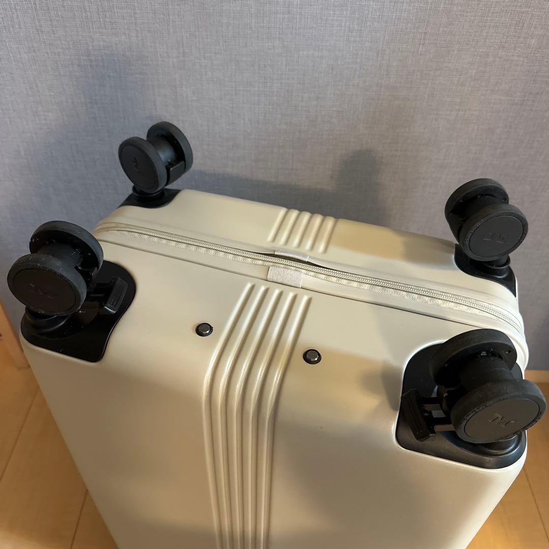 ☆未使用級☆ MAIMO キャリーケース M ライトベージュ　フロントオープン