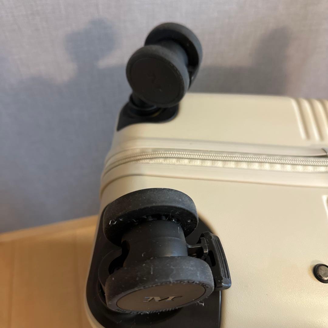 ☆未使用級☆ MAIMO キャリーケース M ライトベージュ　フロントオープン