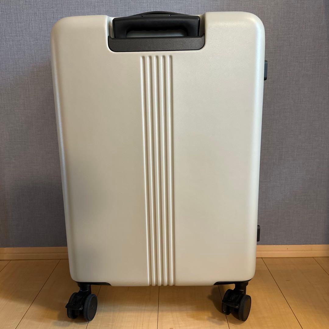 ☆未使用級☆ MAIMO キャリーケース M ライトベージュ　フロントオープン