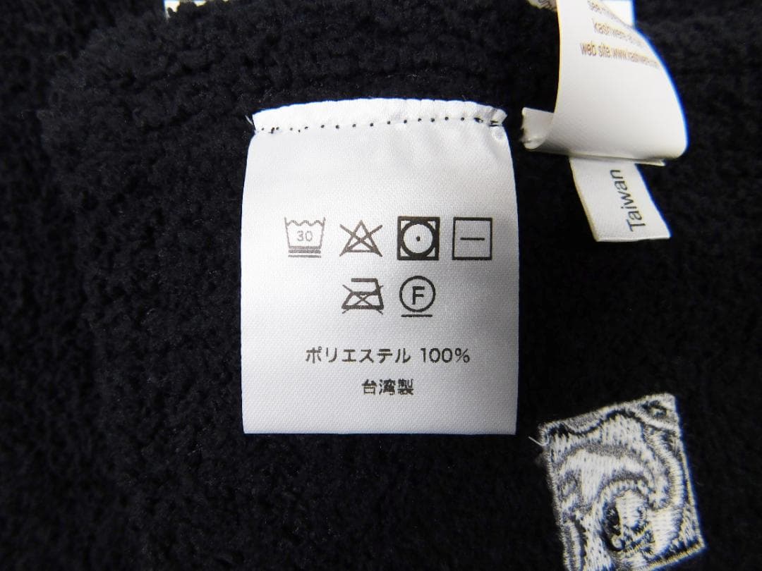 カシウエア ショール 178cmｘ56cm ブラック ストール マフラー