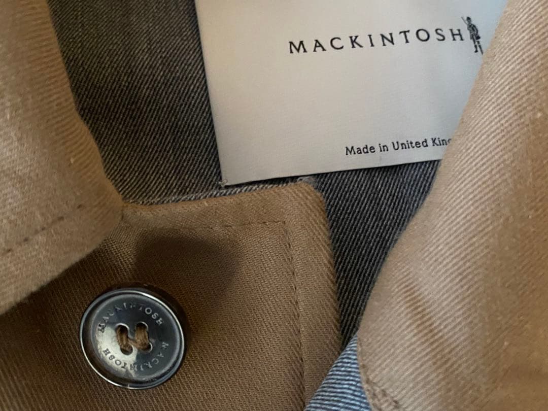 y*a様 美品MACKINTOSH Wフェイス、ウールギャバジンベージュ コート