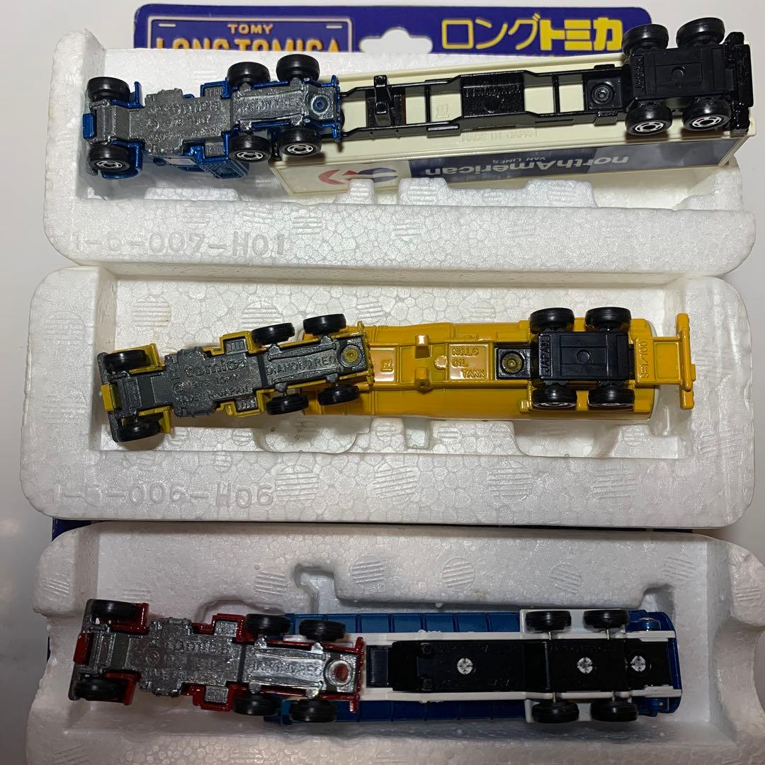 日本製ロングトミカ ダイアモンドレオ タンク ダンプ バントレーラー 3