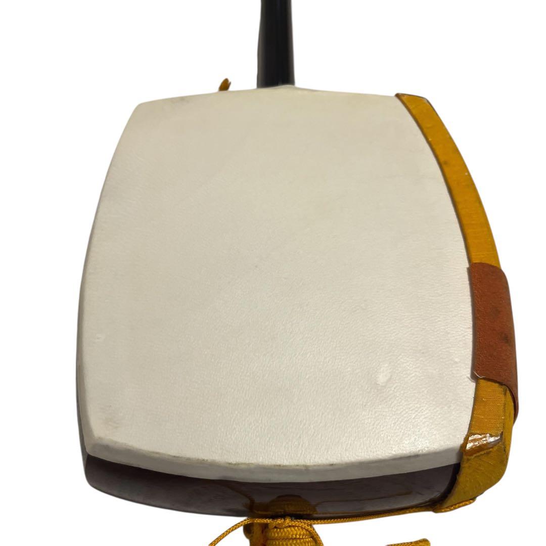 中棹三味線　和楽器　民謡　太さ2.6cm　紅木　東さわり　1本棹