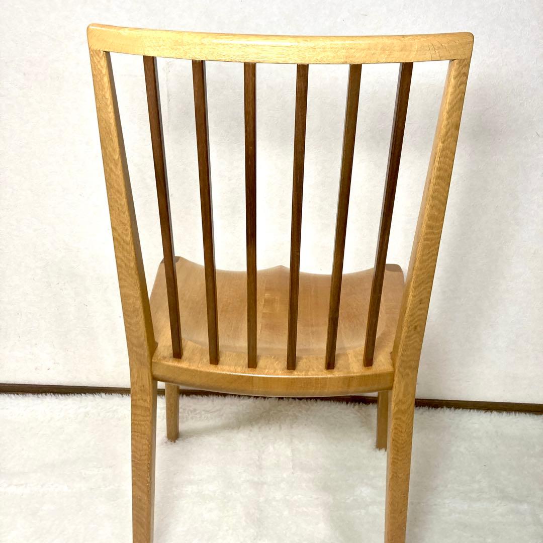 起立木工 ナラ材 パレスDチェア 木製 ダイニングチェア