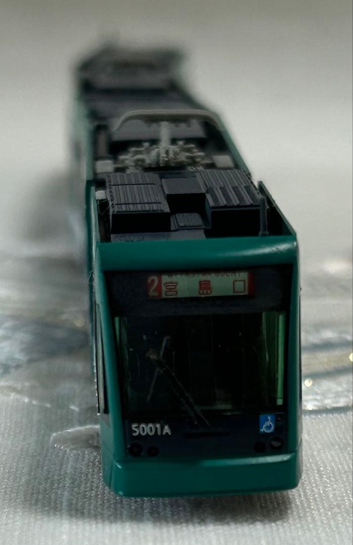 NT123 広島電鉄 5000形 グリーンムーバー - メルカリ