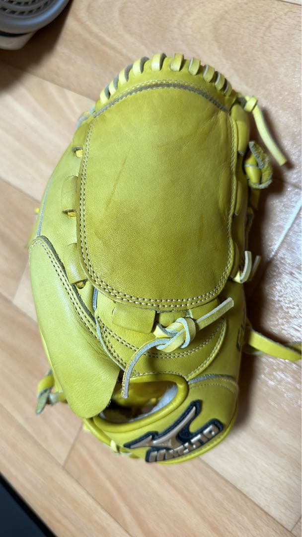 MIZUNO軟式グローブ イエロー 軟式 グローブ イエロー ミズノ KANAME