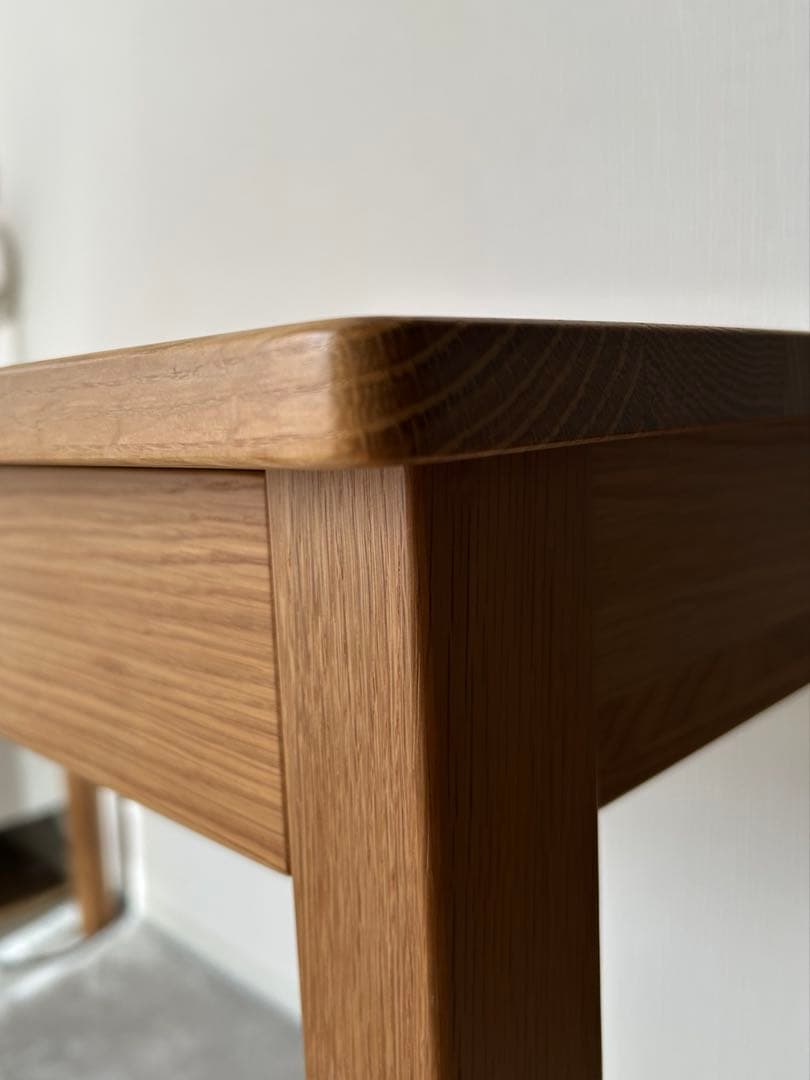 【直接引取り限定】無印良品　木製デスク　オーク材