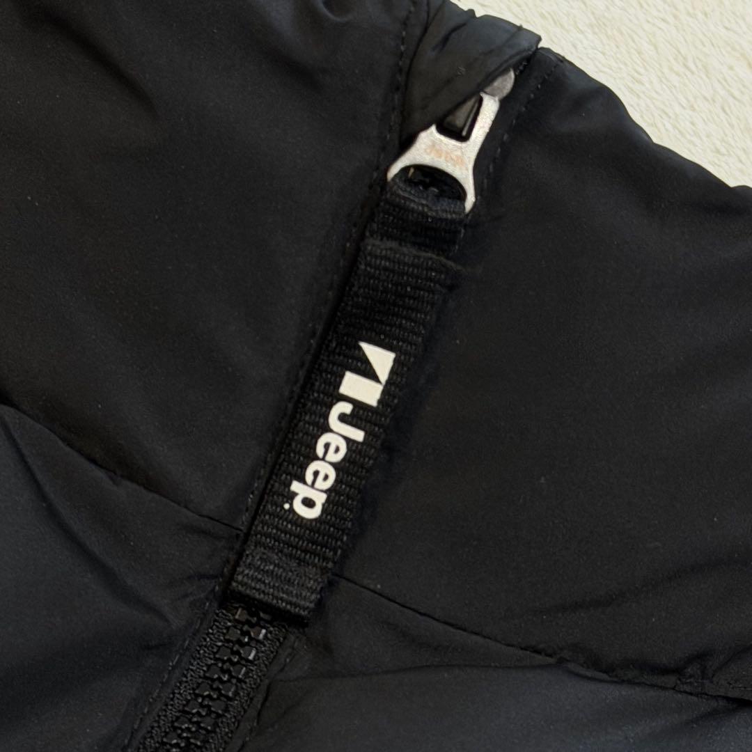 Jeep ジープ　ダウンジャケット　4xe　ヌプシ　短丈　ドローコード　ブラック