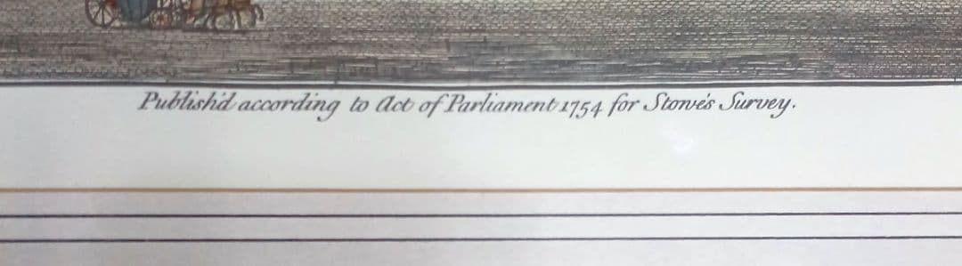 お値下げ　額装　リプロダクション　 ニコルズ「レスタースクウェア」鳥瞰図　美品
