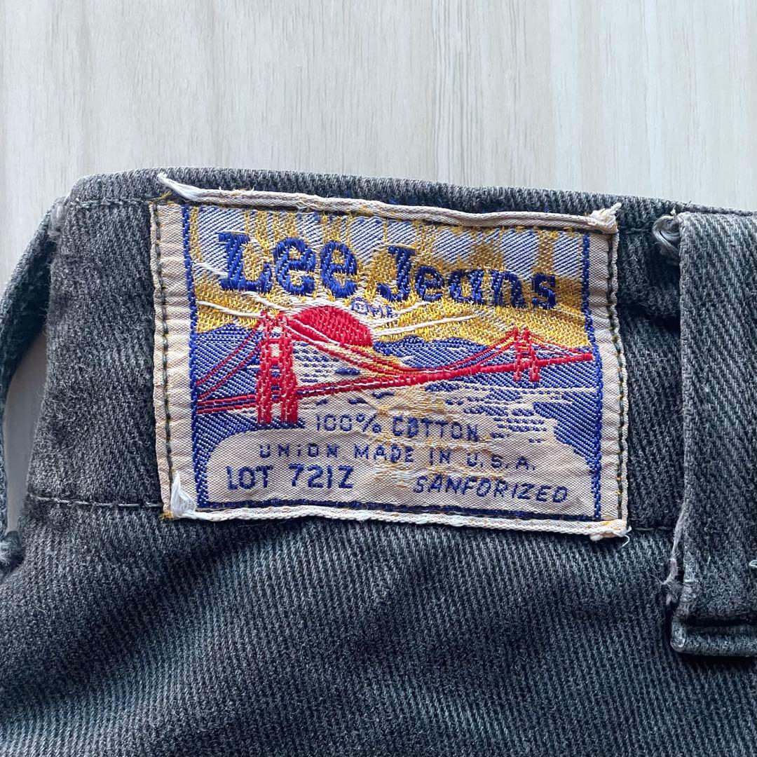 スーパースペシャル！フェードブラック！60s Lee 721Z フリスコ W35