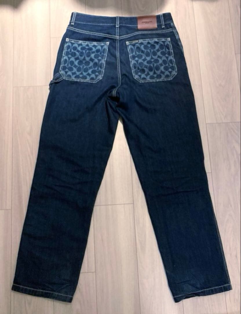 coach コーチ デニム セットアップ ダブルニー ジャケット