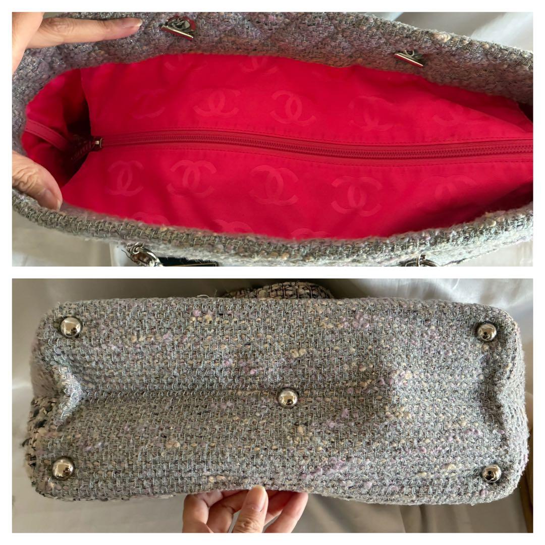 りく様♡CHANEL カンボンライン ツイード トートバッグ マトラッセ