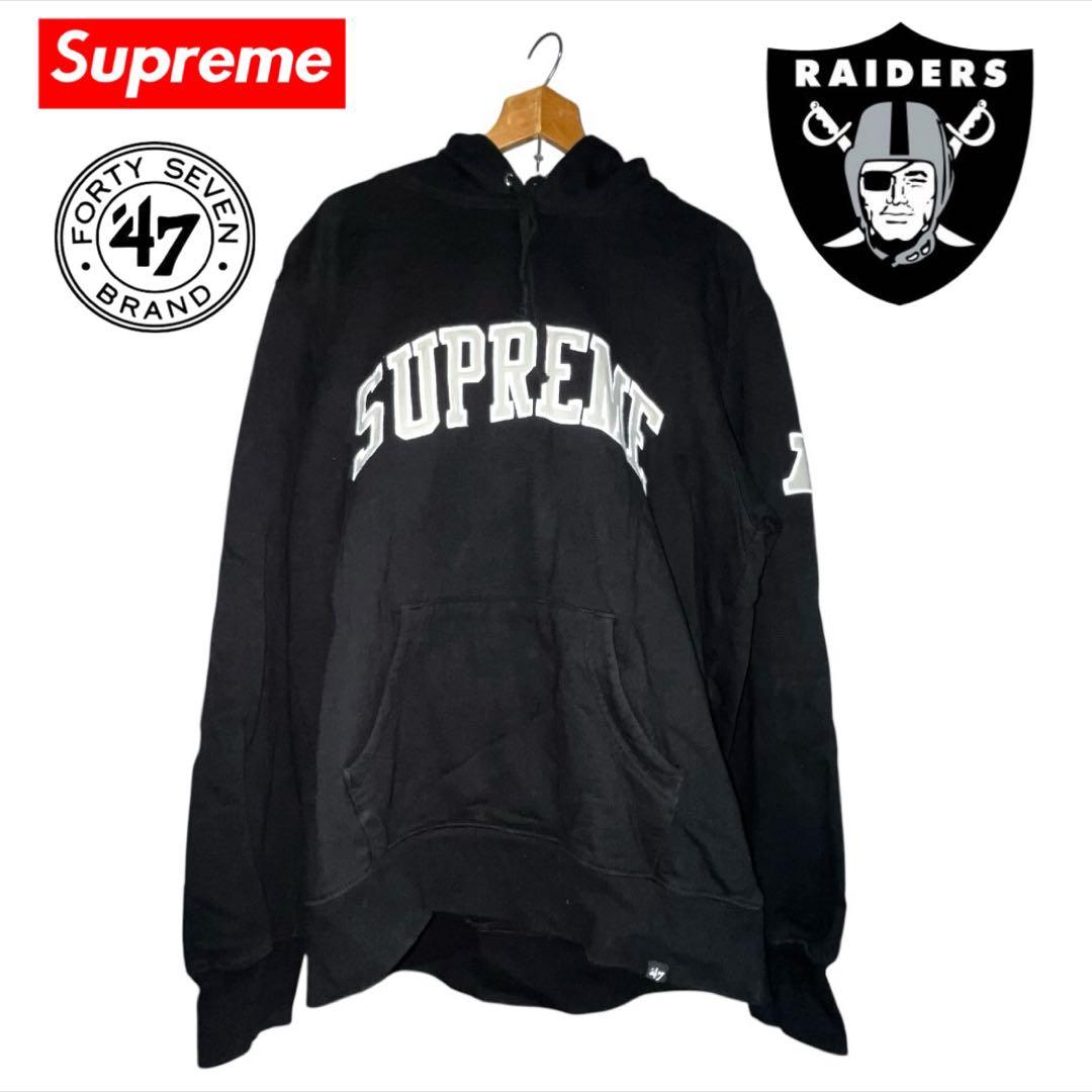 supreme nfl raiders 47 hooded sweatshirt - メルカリ