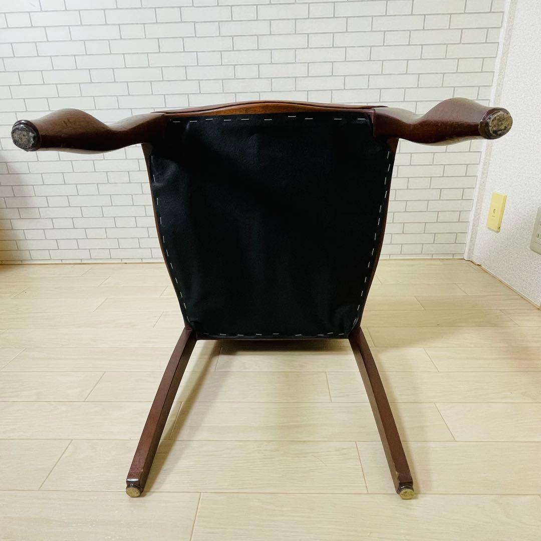 maruni マル二木工 ブラウン ダイニングチェア 鋲打ち 貴族 ベルサイユ