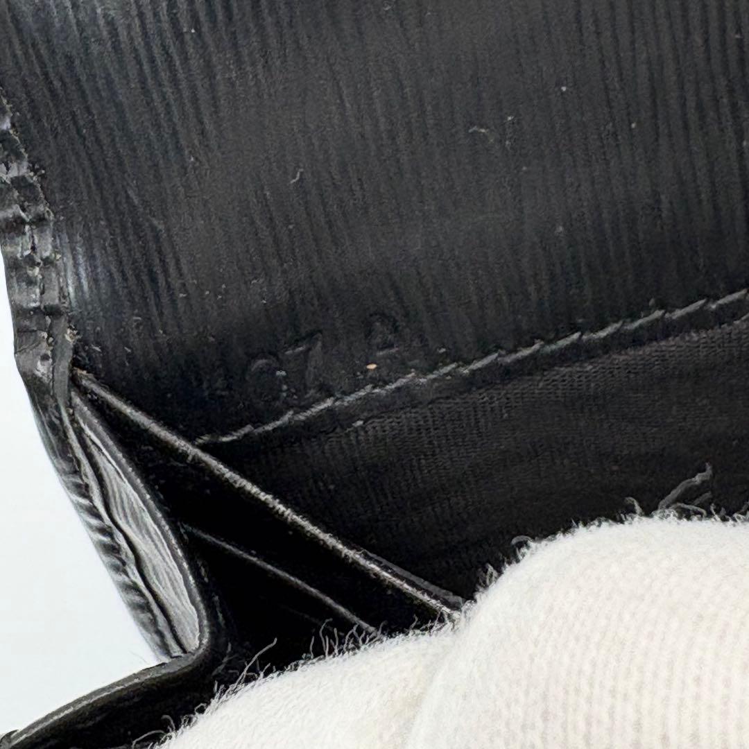 美品】PRADA 長財布 ヴィッテロ 三角ロゴ 黒 折り財布 ゴールド金具の