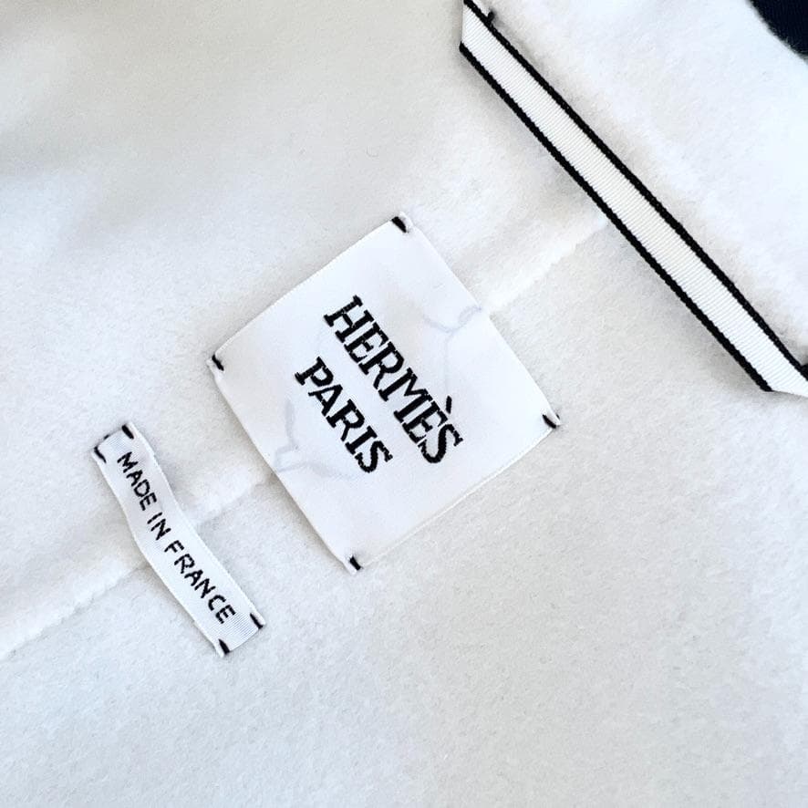 新品未使用タグ付★HERMES★カシミヤ100★ダブルフェイス★ロングコート