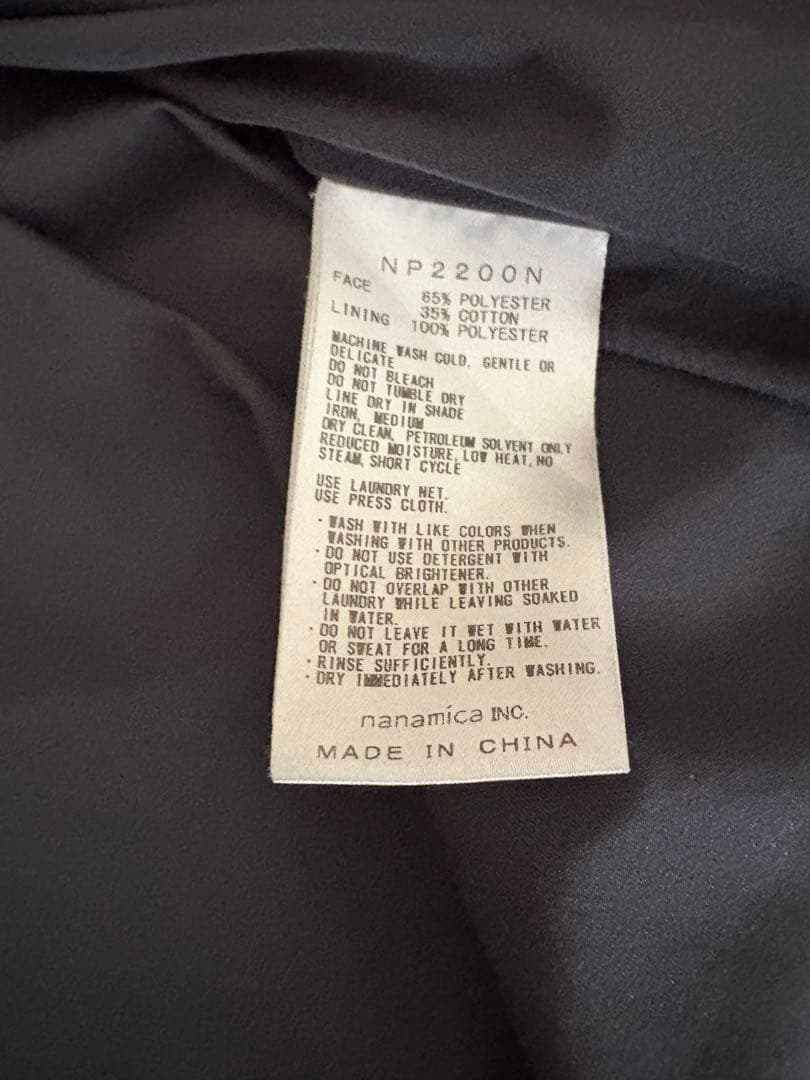 THE NORTH FACE パープルレーベル ブラック コート　ゴアテックス