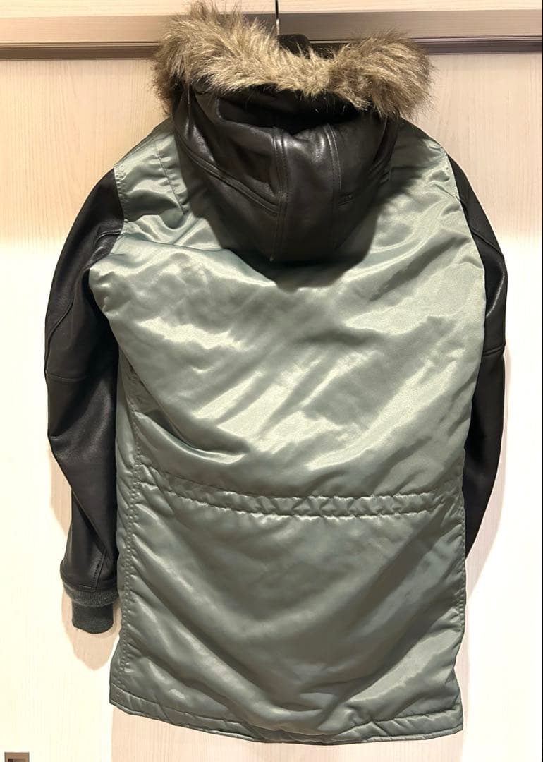 HYSTERIC GLAMOUR　N-3B　プリマロフト　モッズコート　羊革