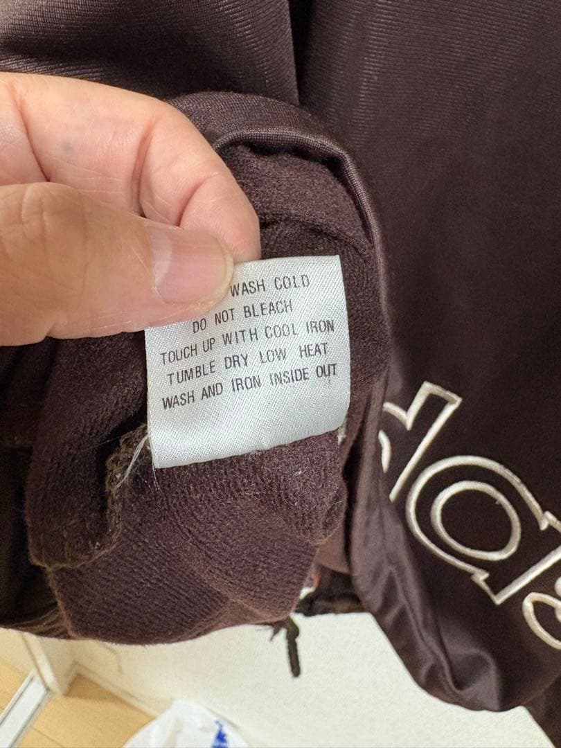 超希少　90S adidasミックスロゴ　トラックジャケット　ブラウンベージュ