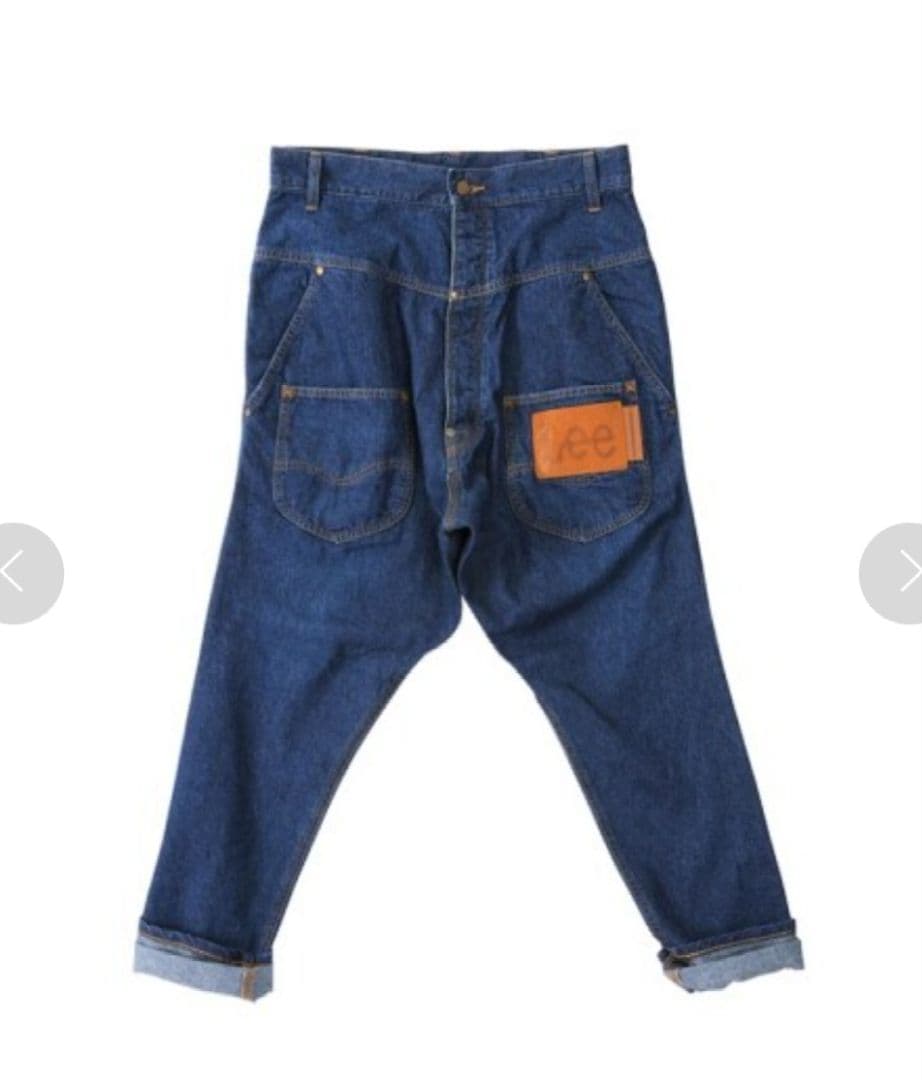 メルシーボークー×Lee コラボ うしろまえサルエルデニムパンツ
