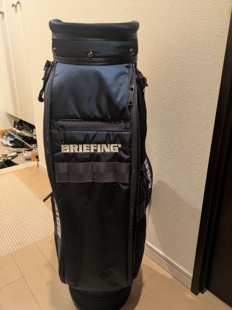 BRIEFING ゴルフバッグ CR-6ネイビー　軽量　ブリーフィング