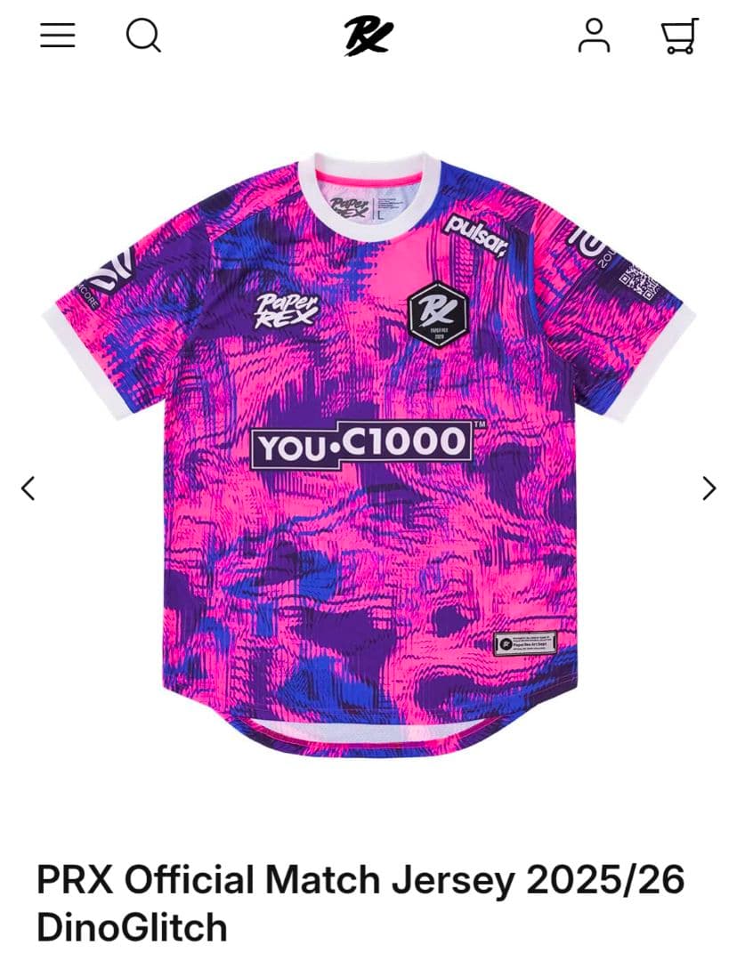 PRX Official Match Jersey 2025/26 Mサイズ