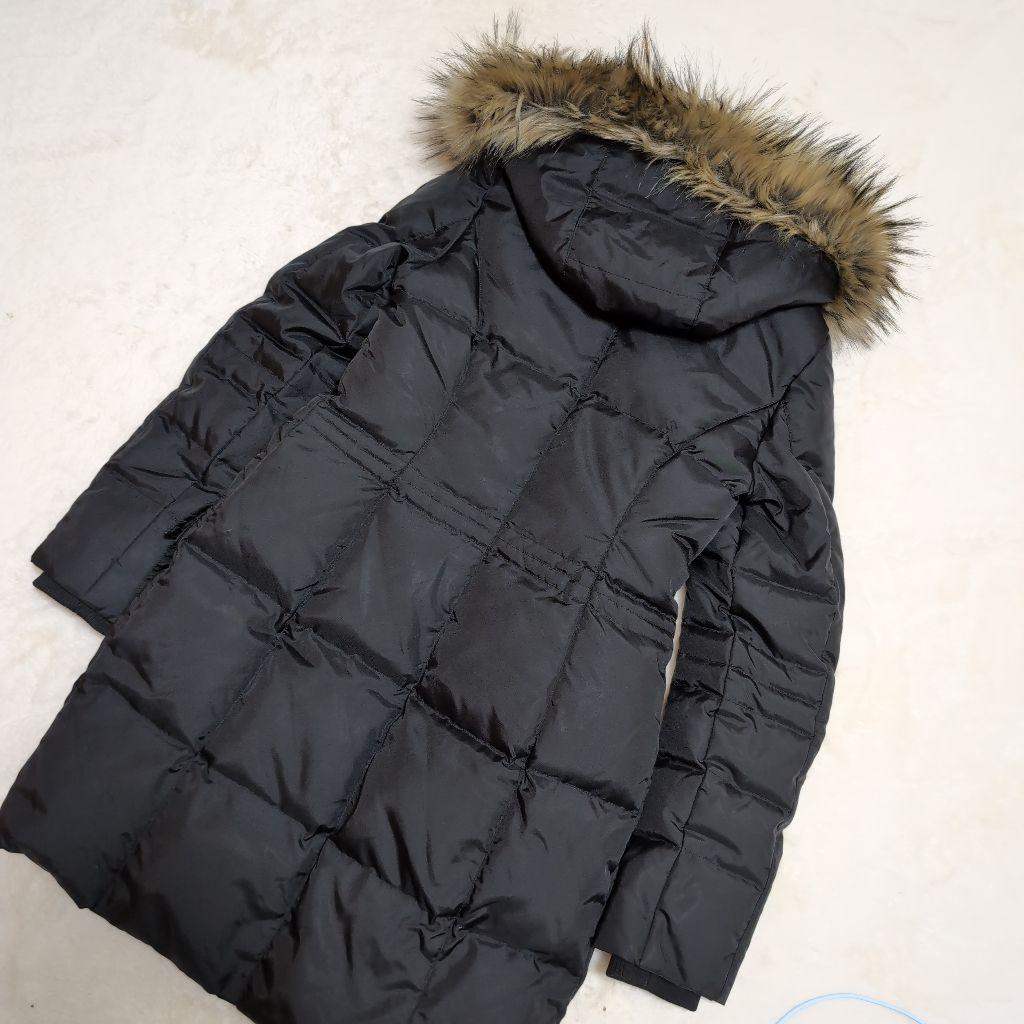 Pajar  ダウン　ブラック ロングコート ファー付き　高級