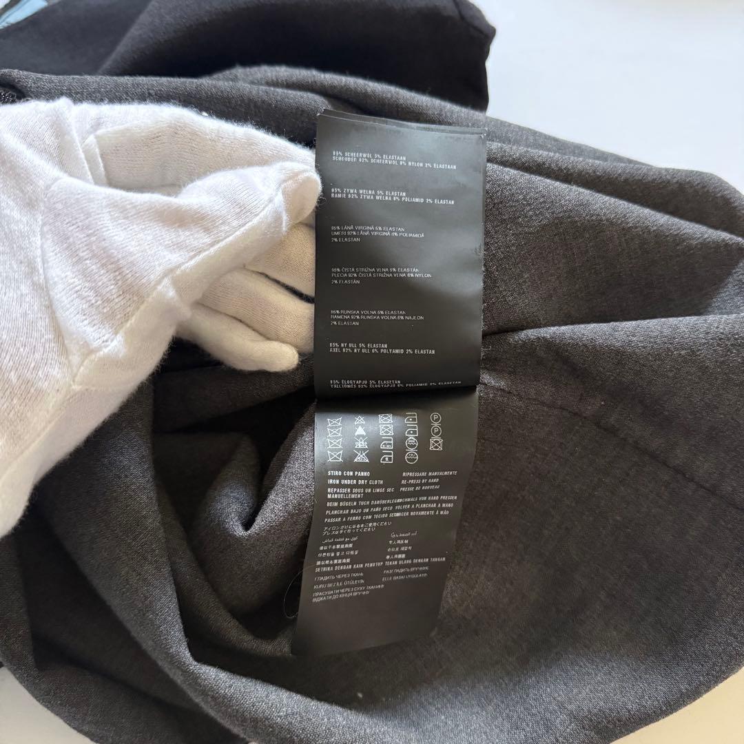 “PRADA” side zip crew neck knit sweater