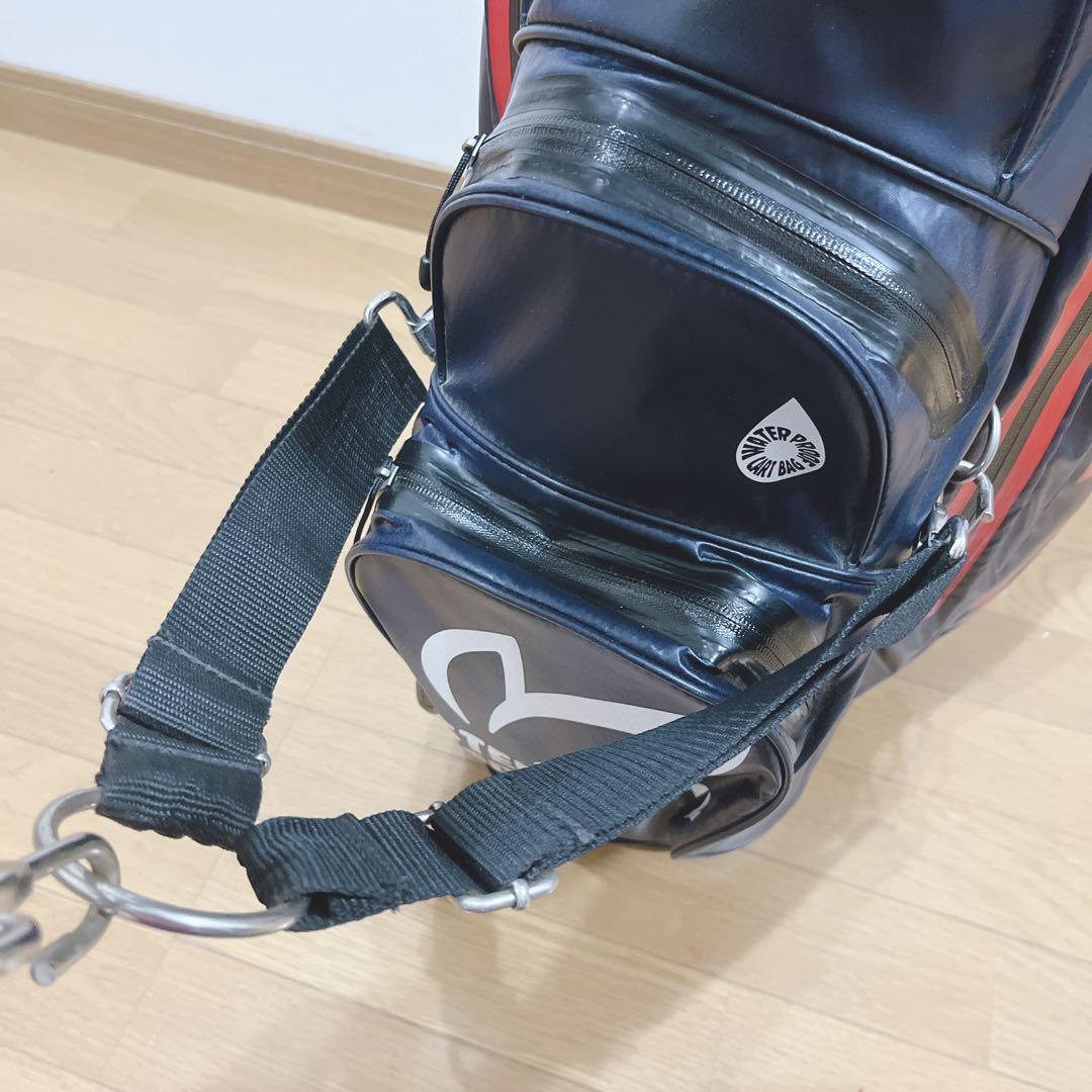 K246 master bunny エナメルキャディバッグ ネイビー