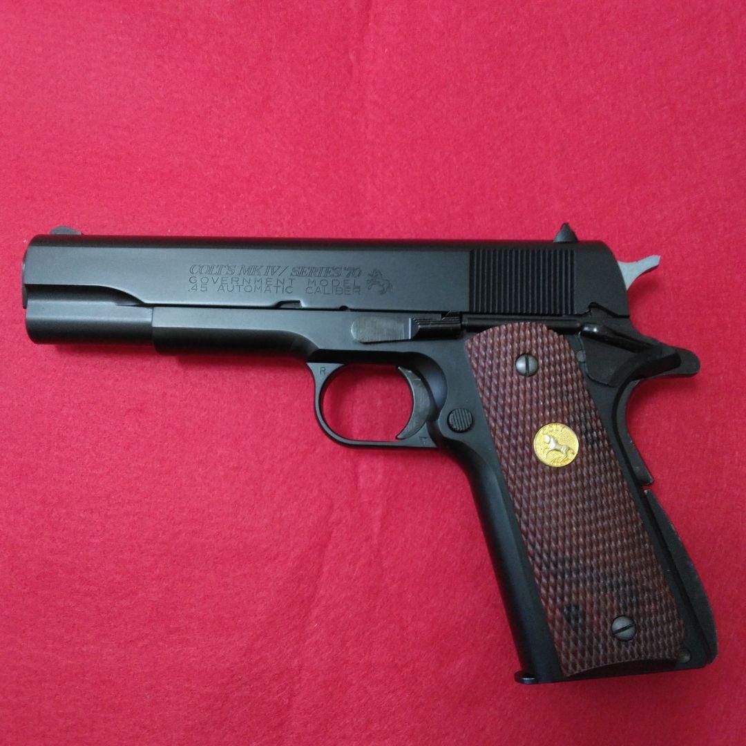 WA ウエスタンアームズコルトMkIVシリーズ70 ウッドグリップ付