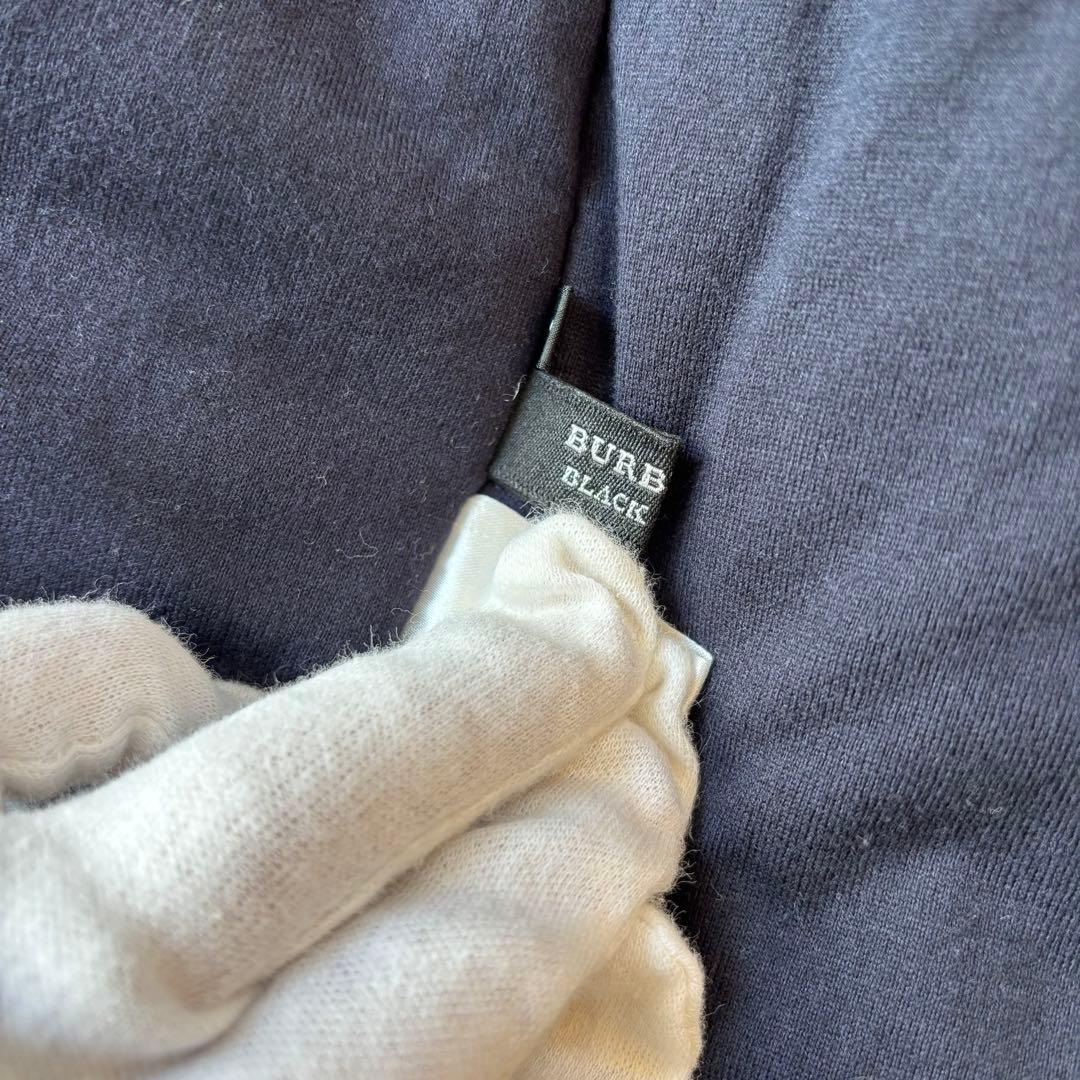 専用✨ バーバリー 中綿 ベスト フード付 L ワッペン コットン グレー