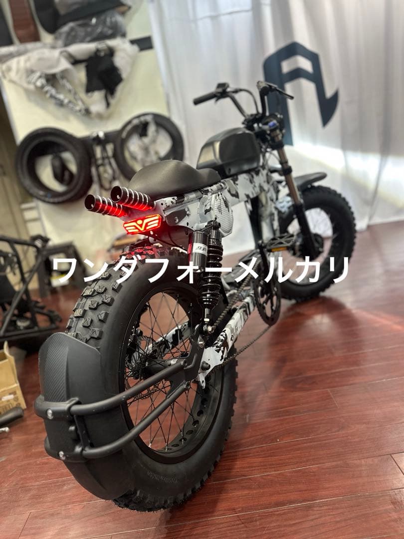 エニセルR2迷彩公道可48v500w20ah防犯登録済み - メルカリ