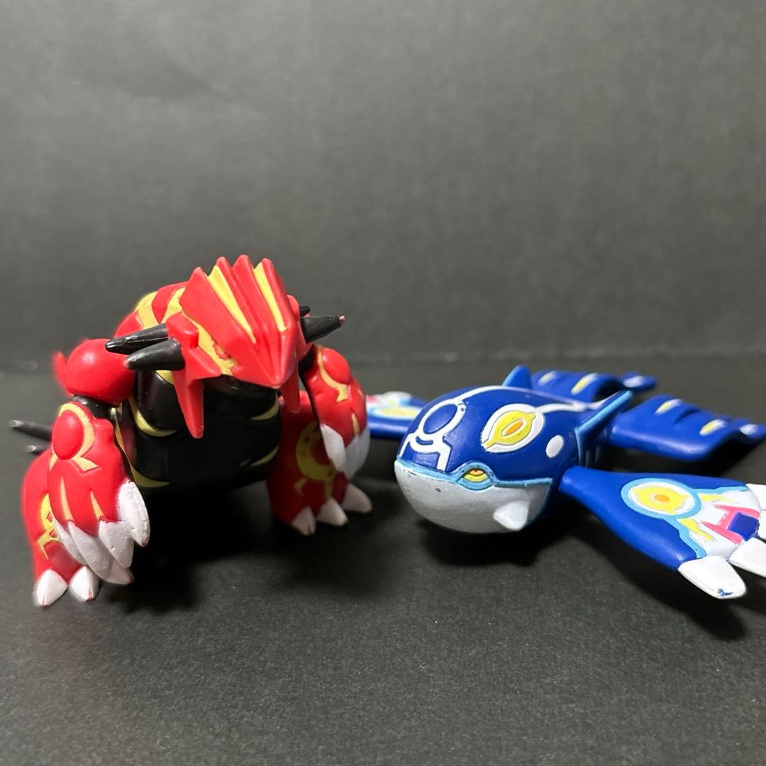 ポケモン　モンコレ　ゲンシグラードン　ゲンシカイオーガ　フィギュア