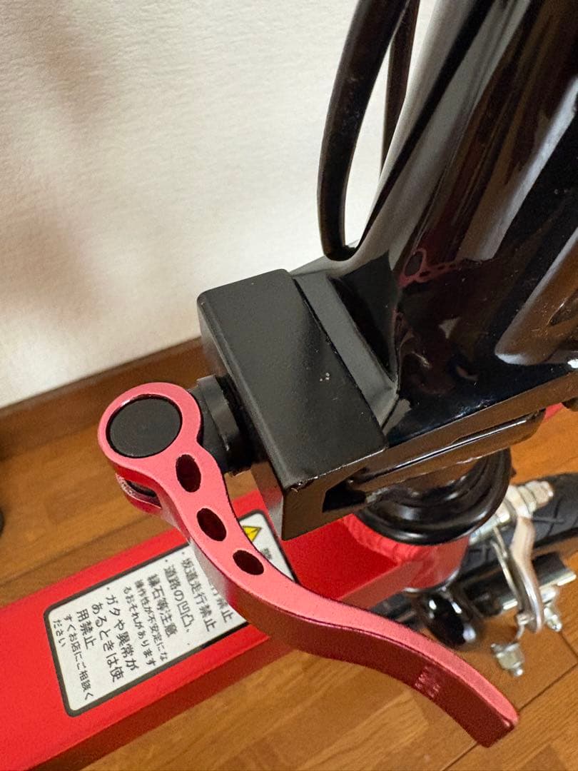 折りたたみ自転車 ブリヂストン HANDY BIKE8 レッド/ブラック