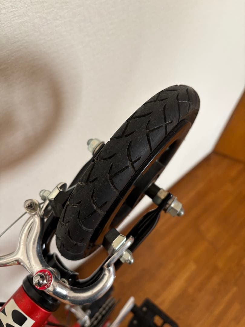 折りたたみ自転車 ブリヂストン HANDY BIKE8 レッド/ブラック