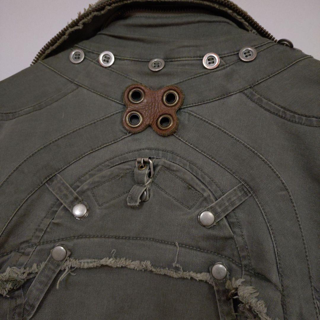 Baby Born カーキ ミリタリージャケット　ギミック　レディース