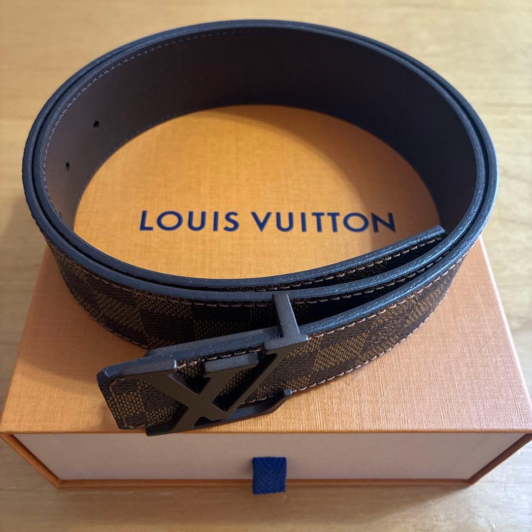 Louis Vuitton ベルト サンチュール・LVイニシャル ダミエ メンズ