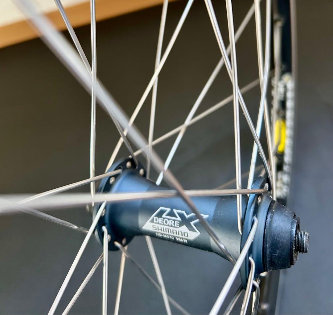 MavicX3.1 UST MTB ホイール26インチシマノDeore LX 付