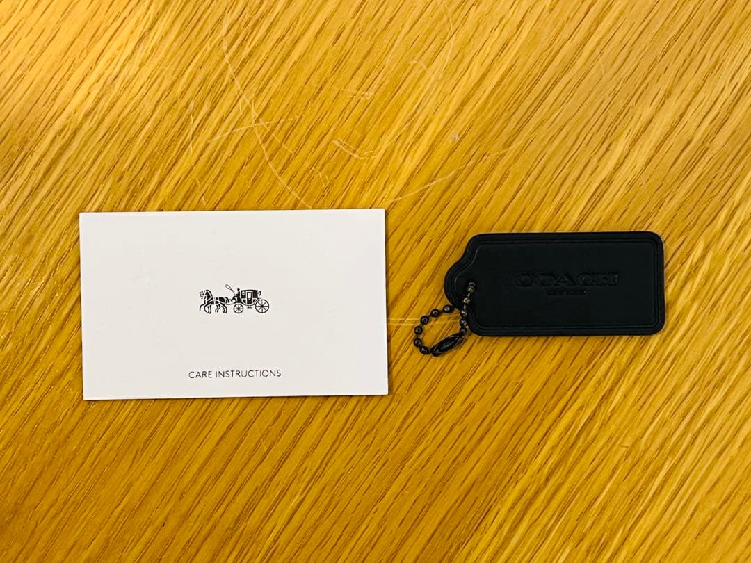 ◆COACH コーチ リュック バックパック レザー ブラック 保管品◆