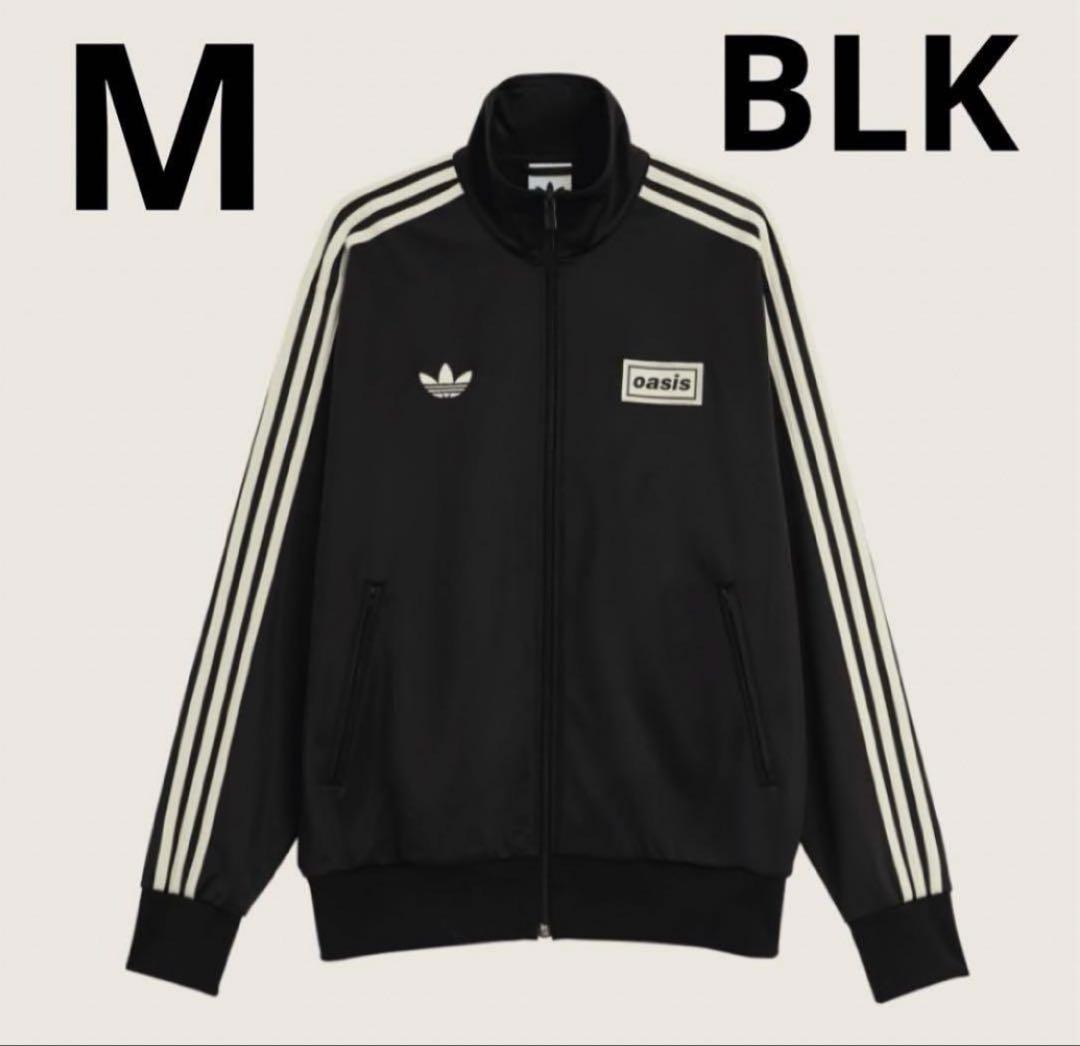 ● 新品 adidas x oasis ファイヤーバード 黒 M