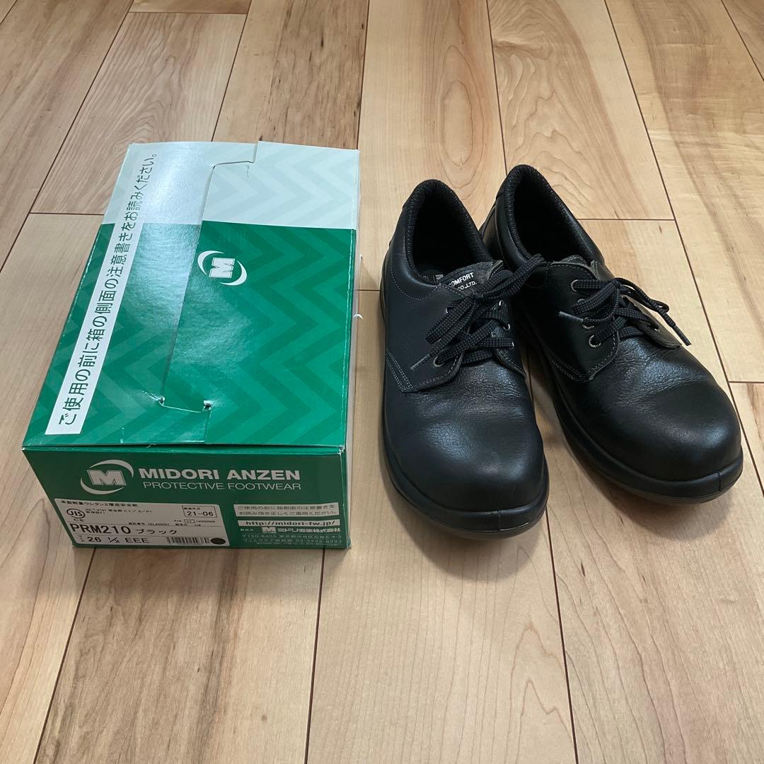 未使用品】ミドリ安全 安全靴 PRM210 ブラック 26.5cm EEE - メルカリ