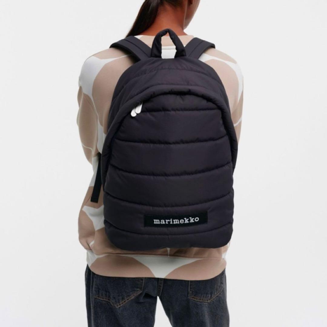 新品 marimekko Lolly マリメッコ バックパック ブラック