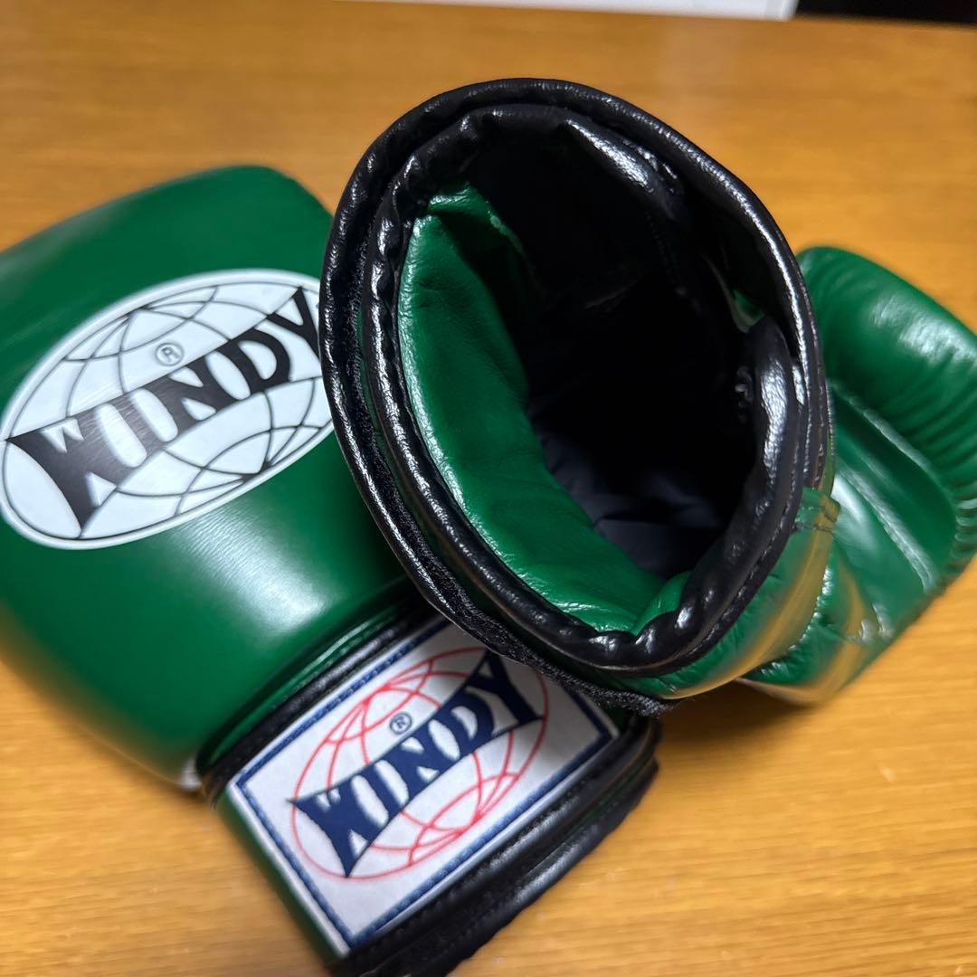 WINDY ボクシンググローブ 8 oz グリーン