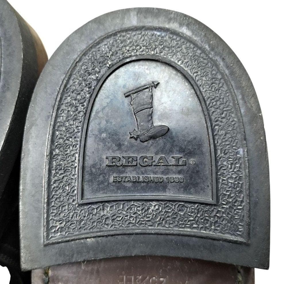 リーガル 2504 25.5cm ビジネスシューズ 外羽根 本革 革靴 ブラック