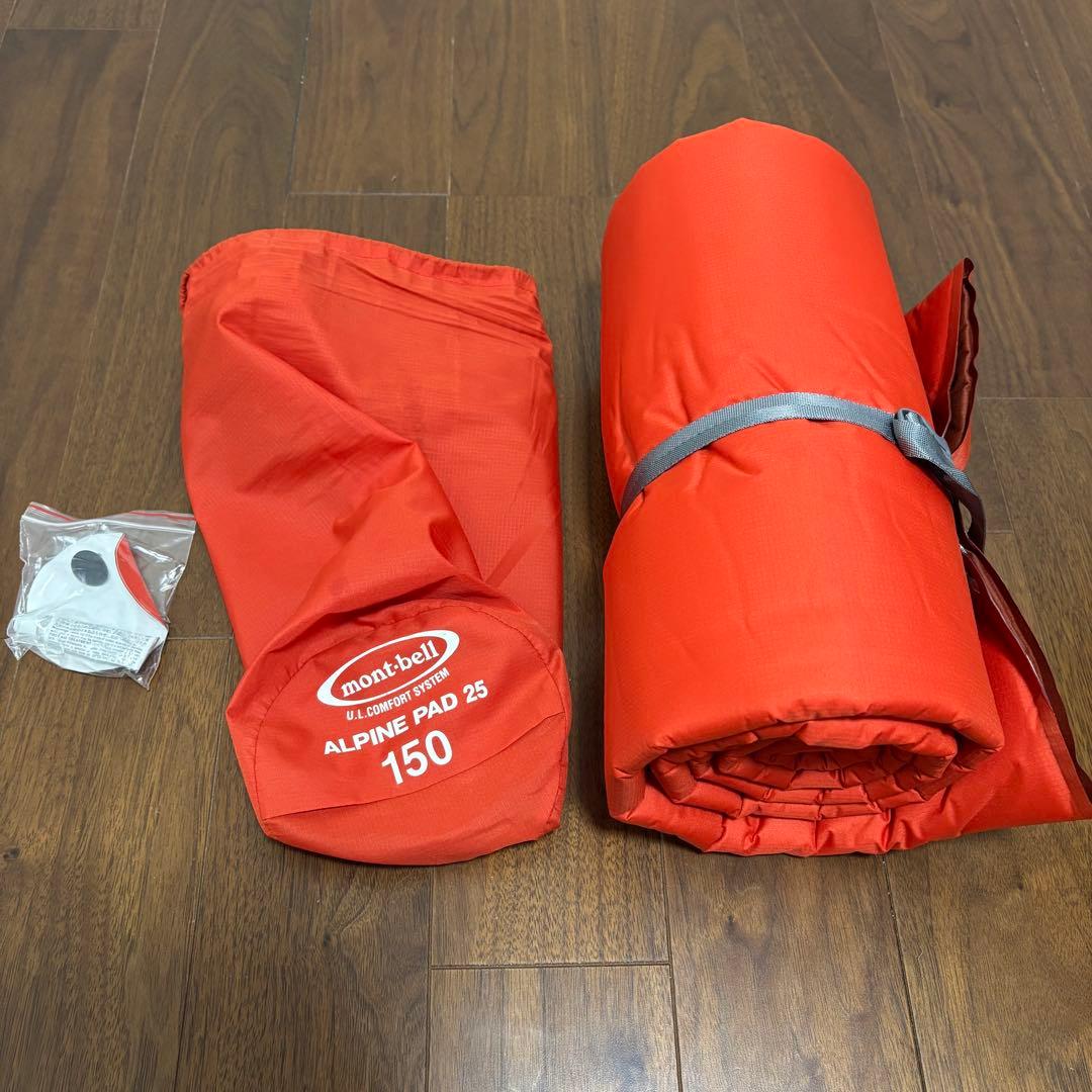 モンベル U.L. コンフォートシステム アルパインパッド25 150